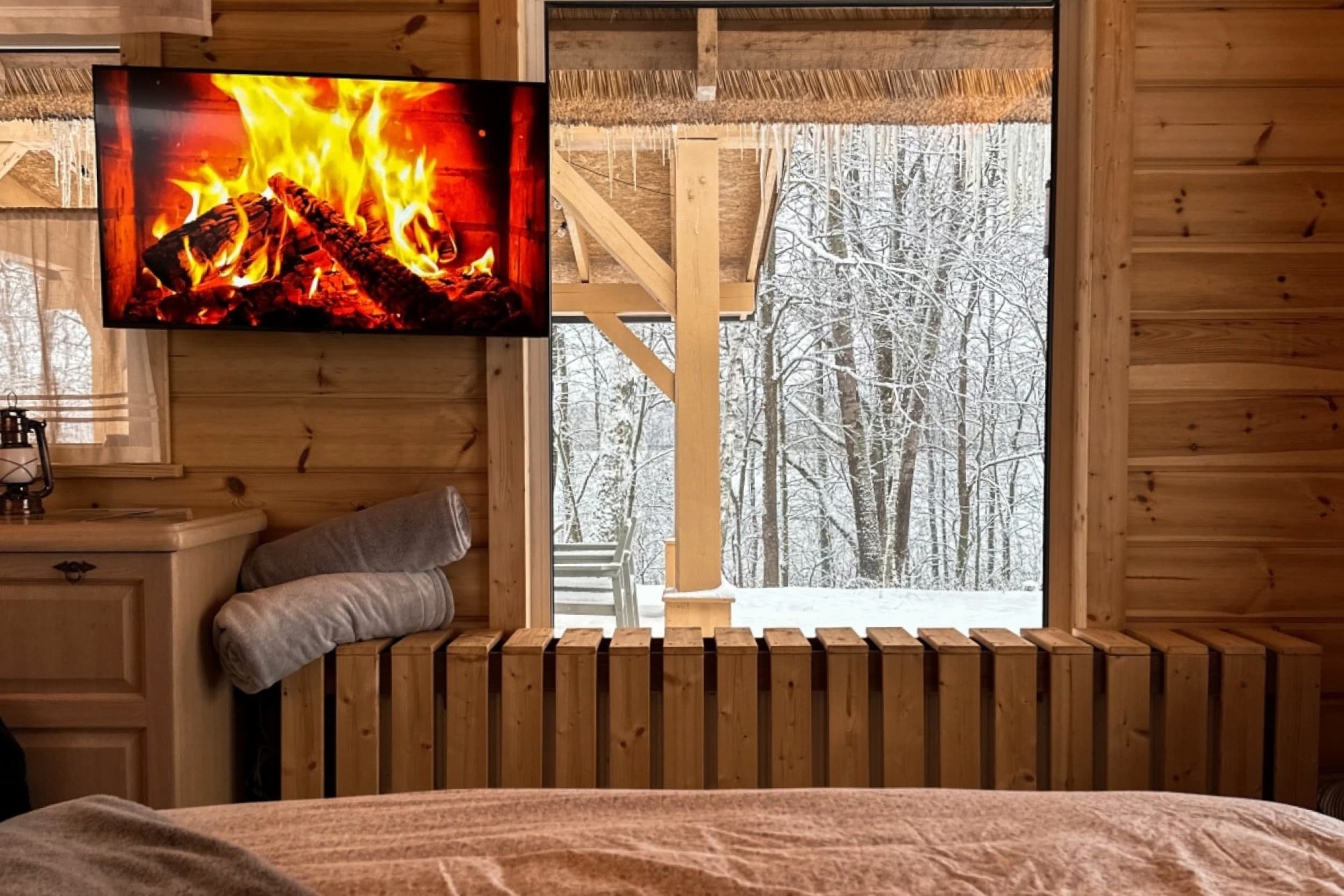 Brīvdienas dabas parkā Viesu Sētā "Locu Sala" (ziemas sezona) | Davanu Serviss
