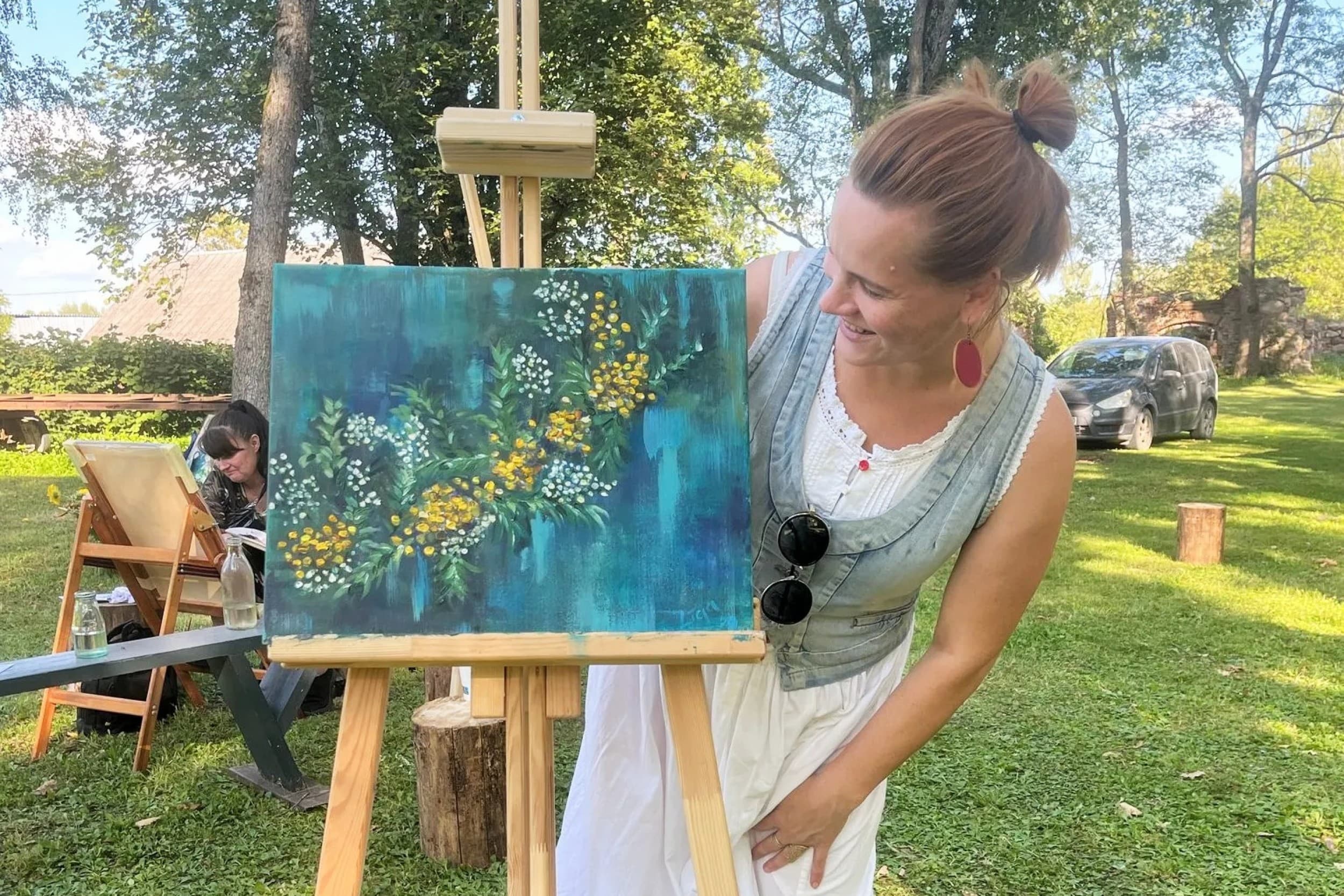 Урок живописи от «Paint & Progress» | Davanu Serviss