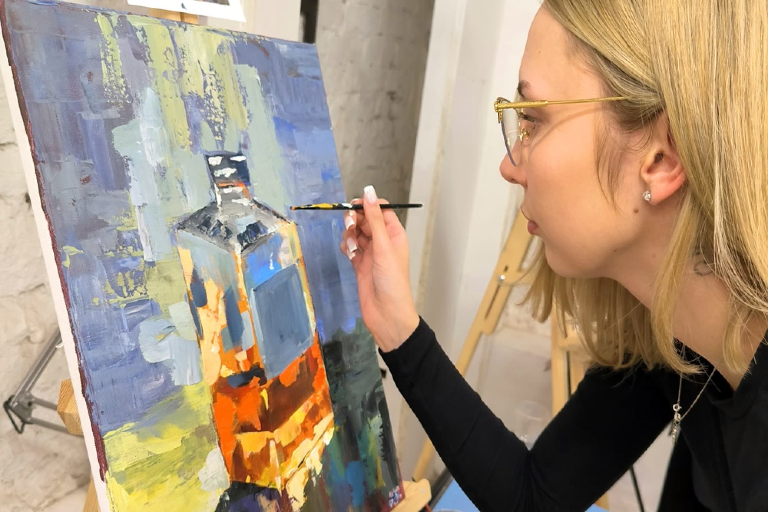 Мастер-класс по живописи от «Paint & Progress» 