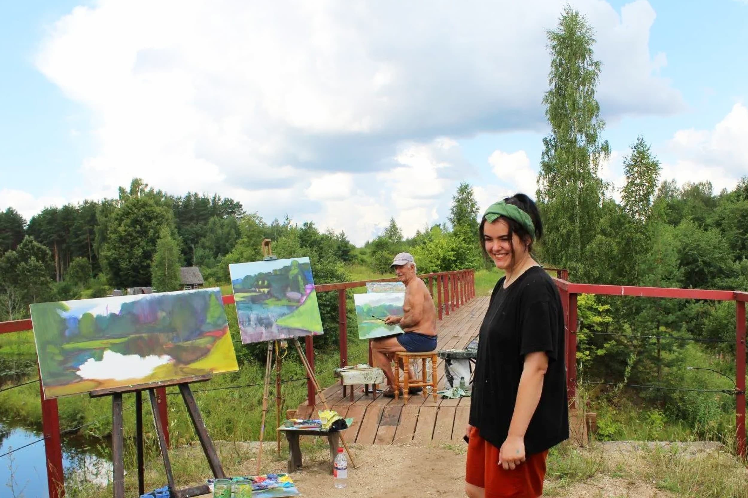 Мастер-класс по живописи от «Paint & Progress» 