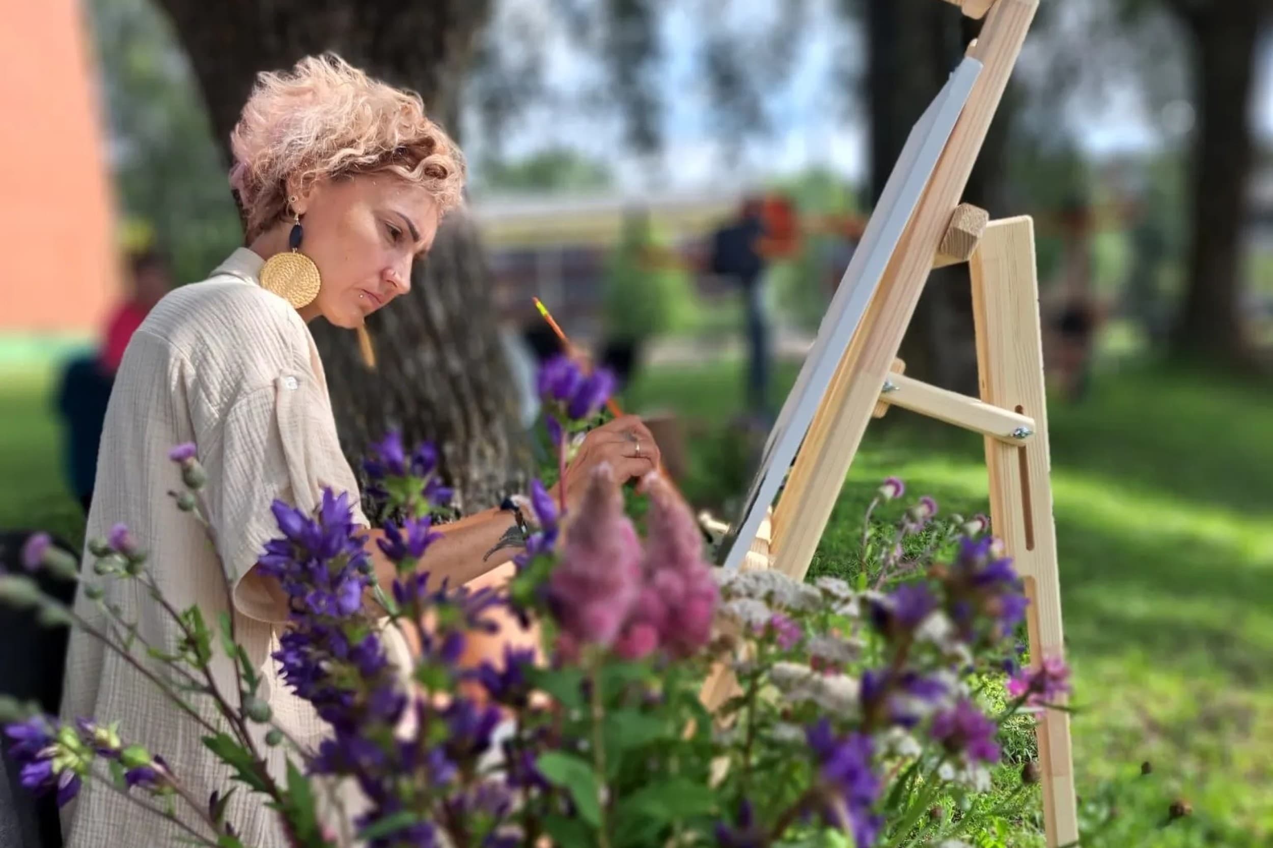 Мастер-класс по живописи от «Paint & Progress» 