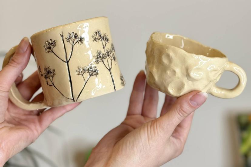 Art&Wine keramikas meistarklase – māls un iedvesma vienam