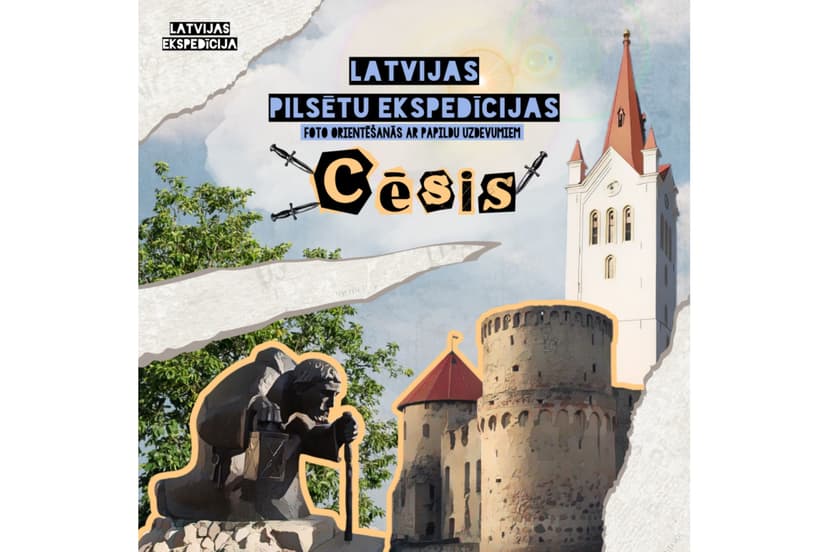 Foto orientēšanās spēle – Cēsu ekspedīcija