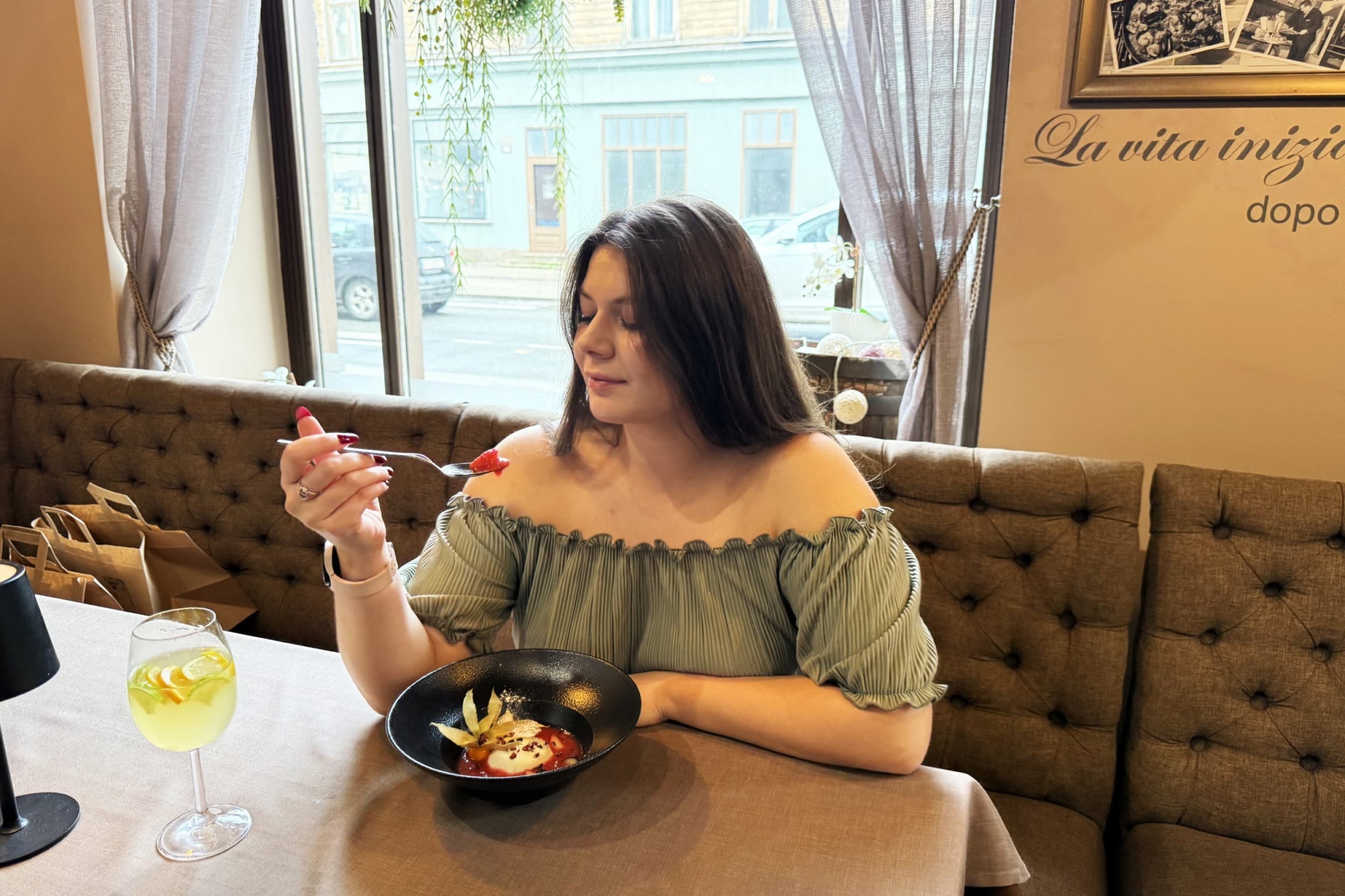 Итальянский ужин с вином и десертом для двоих – Da Roberta | Davanu Serviss