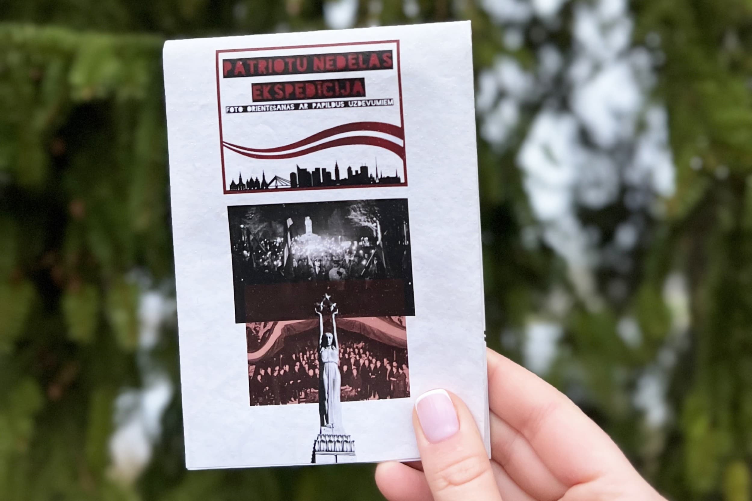 Foto orientēšanās spēle - Patriotu nedēļas ekspedīcija Rīgā
