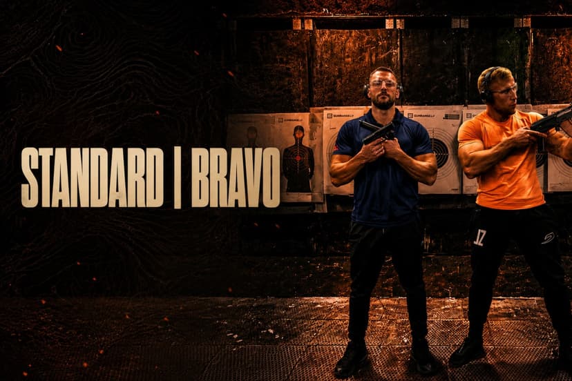 Šaušanas piedzīvojums STANDARD BRAVO: 5 ieroči, 30 šāvieni