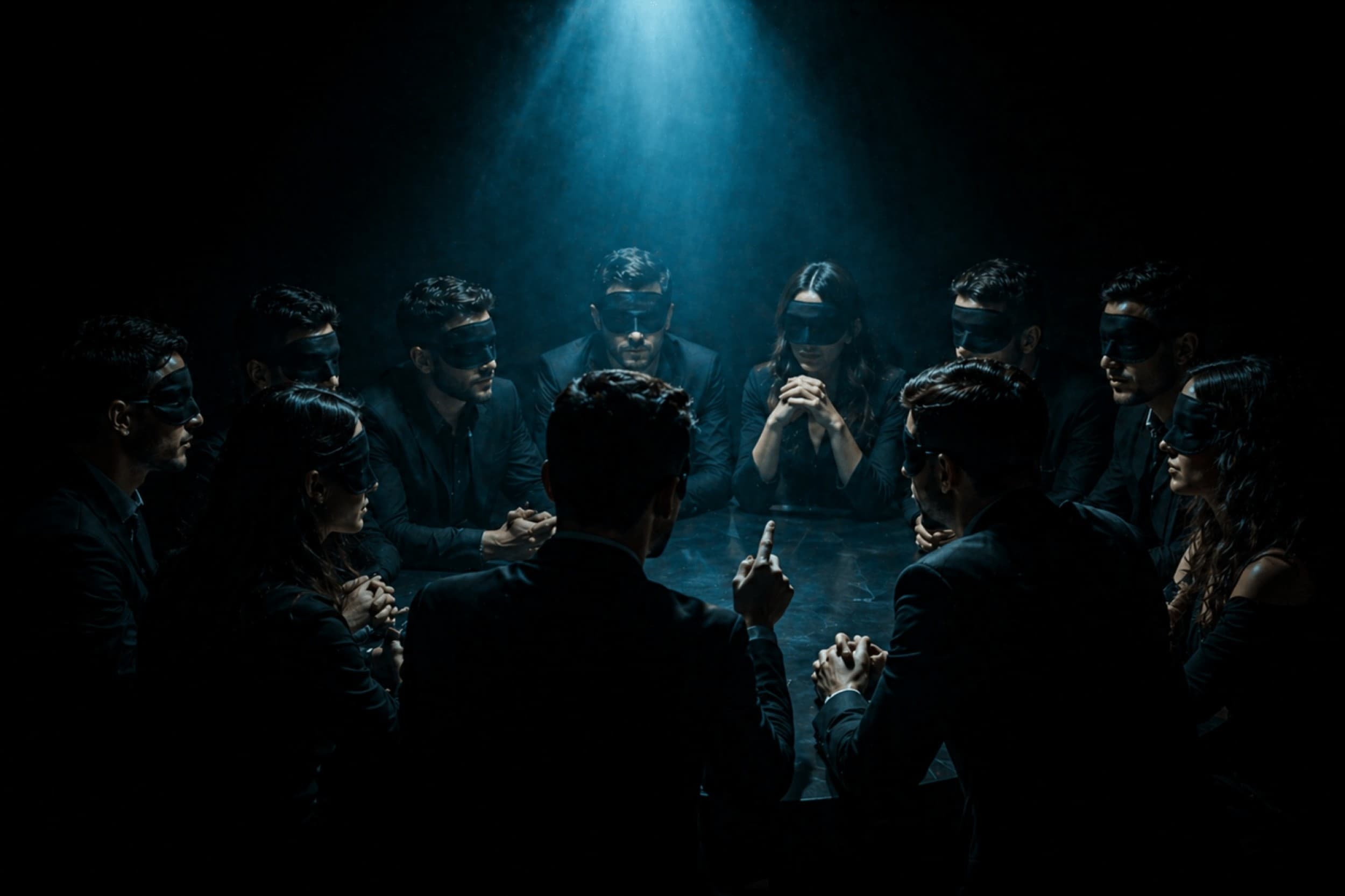 Spēle Mafija tumsā no Blackout Adventure Rīgā