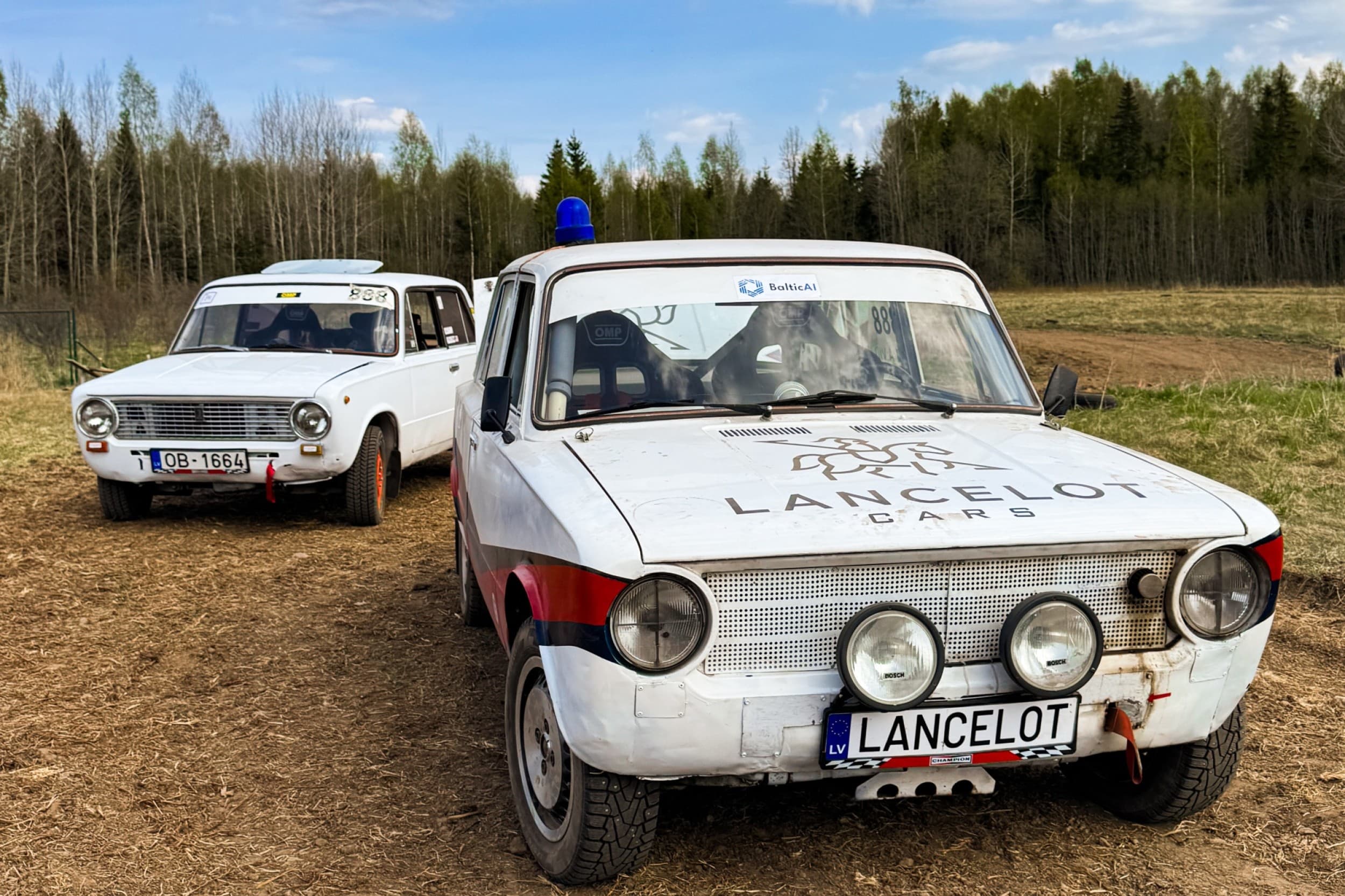 Rallija taksi - brauciens ar rallija Žiguli (1 personai)