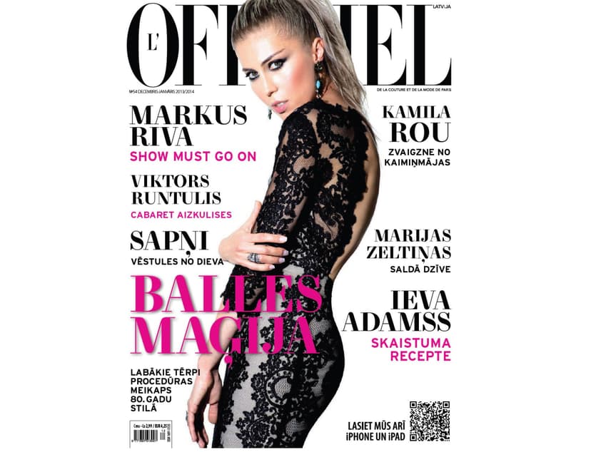 Dāvanu karte žurnāla L’OFFICIEL Latvija abonementam latviešu valodā (12 mēn.)