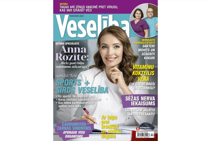 Dāvanu karte žurnāla VESELĪBA abonementam (6 mēn.)