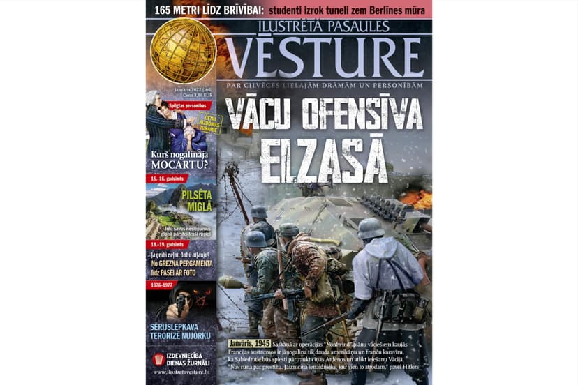 Dāvanu karte žurnāla ILUSTRĒTĀ PASAULES VĒSTURE abonementam (6 mēn.)