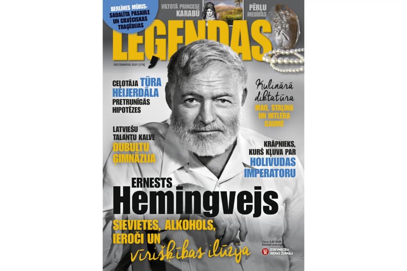 Dāvanu karte žurnāla LEĢENDAS abonementam (6 mēn.)