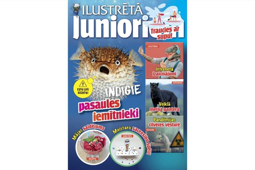 Dāvanu karte žurnāla ILUSTRĒTĀ JUNIORIEM abonementam (6 mēn.)