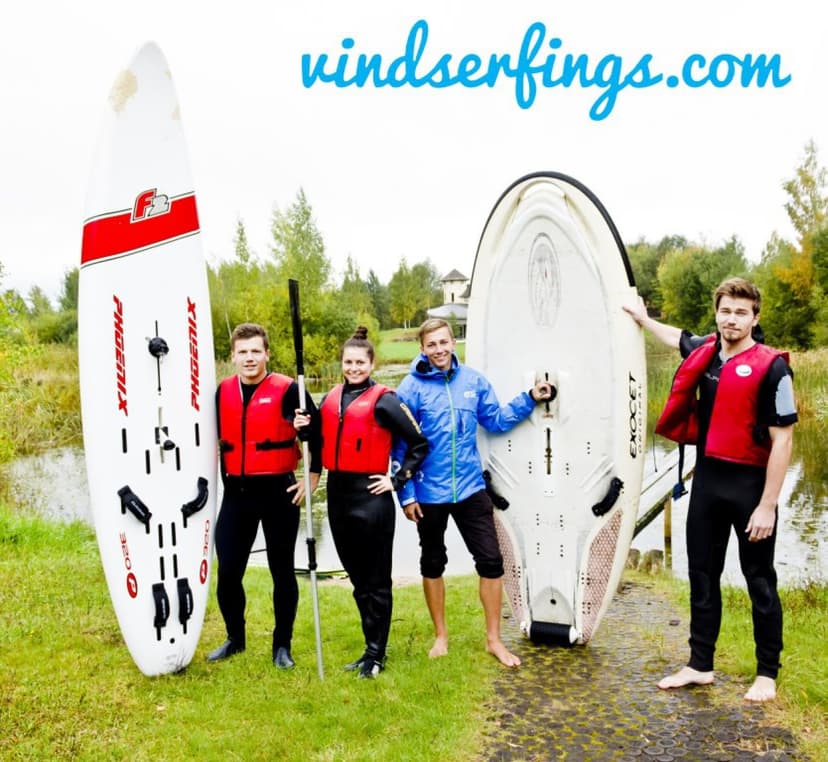 Vindsērfings diviem pie profesionālā instruktora un fotosesija (4 stundas)