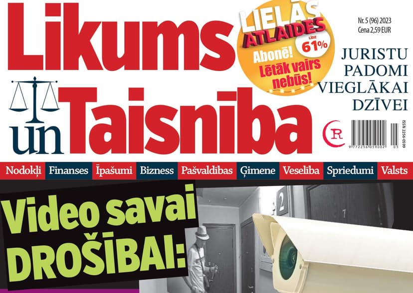 Dāvanu karte žurnāla LIKUMS UN TAISNĪBA abonementam (6 mēn.)