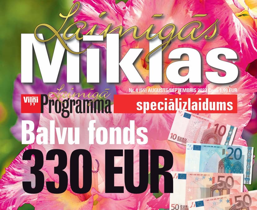 Dāvanu karte žurnālu komplekta MĪKLAS un LAIMĪGĀS MĪKLAS abonementam (12 mēn.)