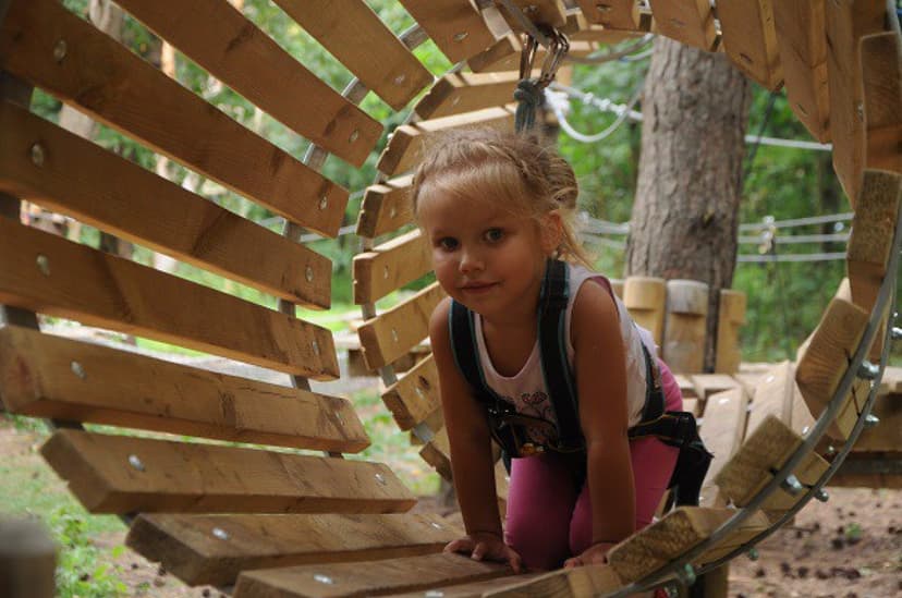 Kāpšanas takas bērnam Valgerannas Piedzīvojumu parkā