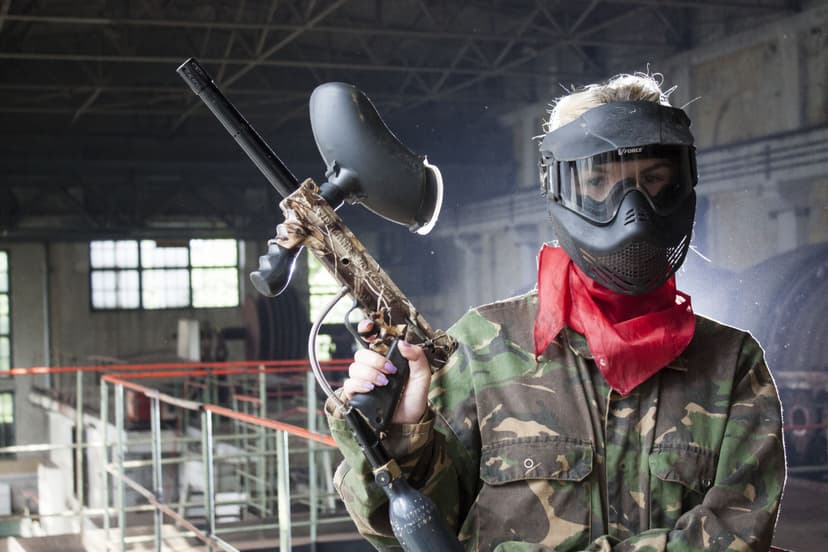 Peintbols ar gumijas bumbiņām iekštelpās - Reball (1 pers.)