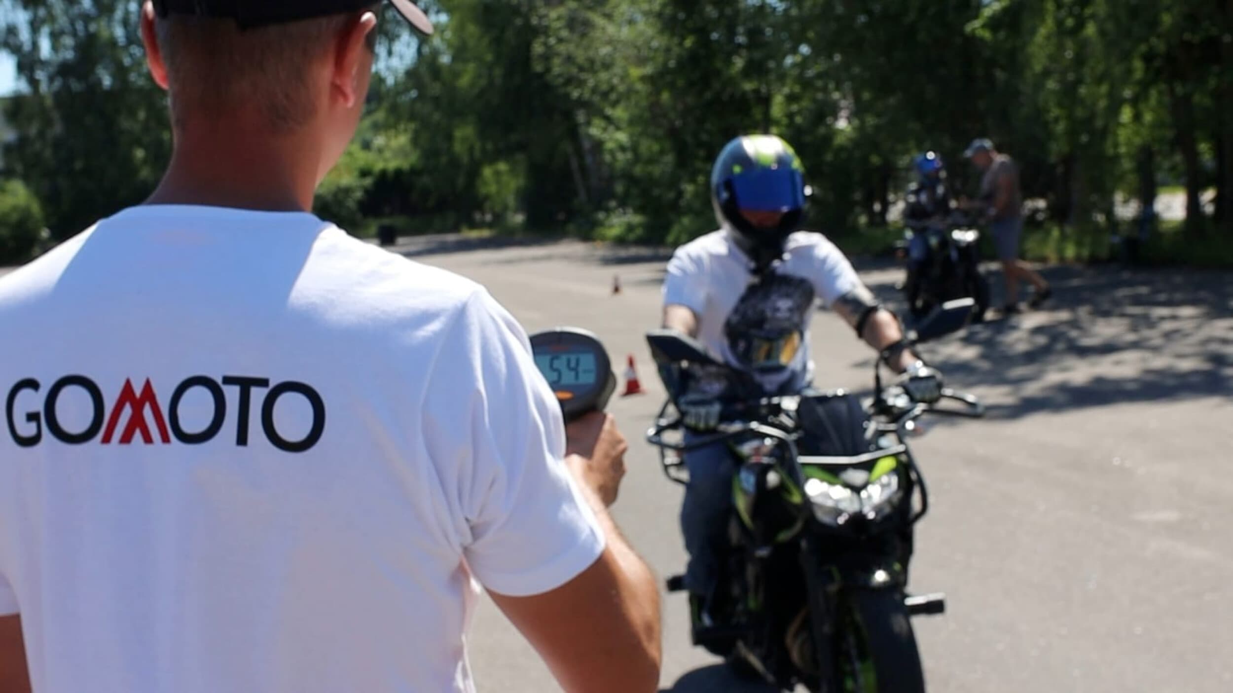 Пробный урок вождения мотоцикла от «GOMOTO.lv» | Davanu Serviss