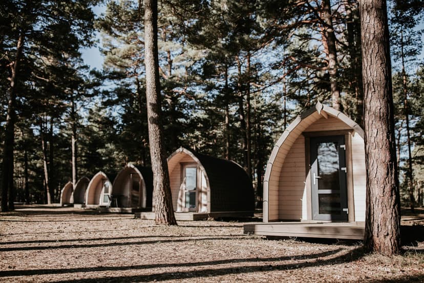 BB camping bungalow Liepājā – atpūta zem zvaigznēm diviem