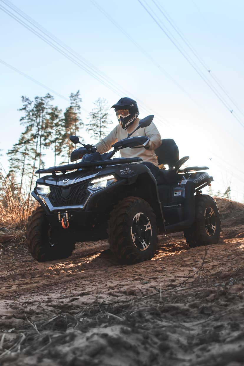 Brauciens ar kvadraciklu Tukuma pusē (1-2 pers., 30min)