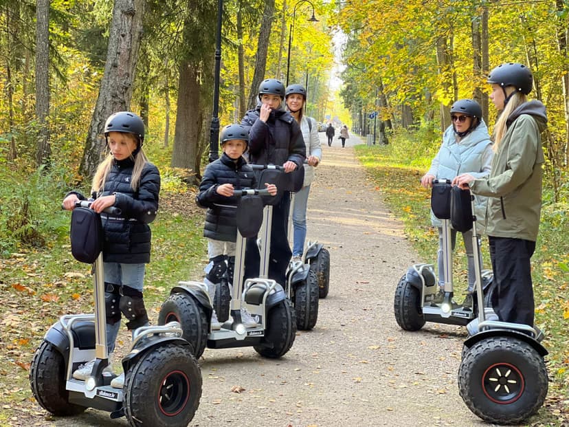 Jautrs izbrauciens ar līdzsvara dēļiem (3 pers.)