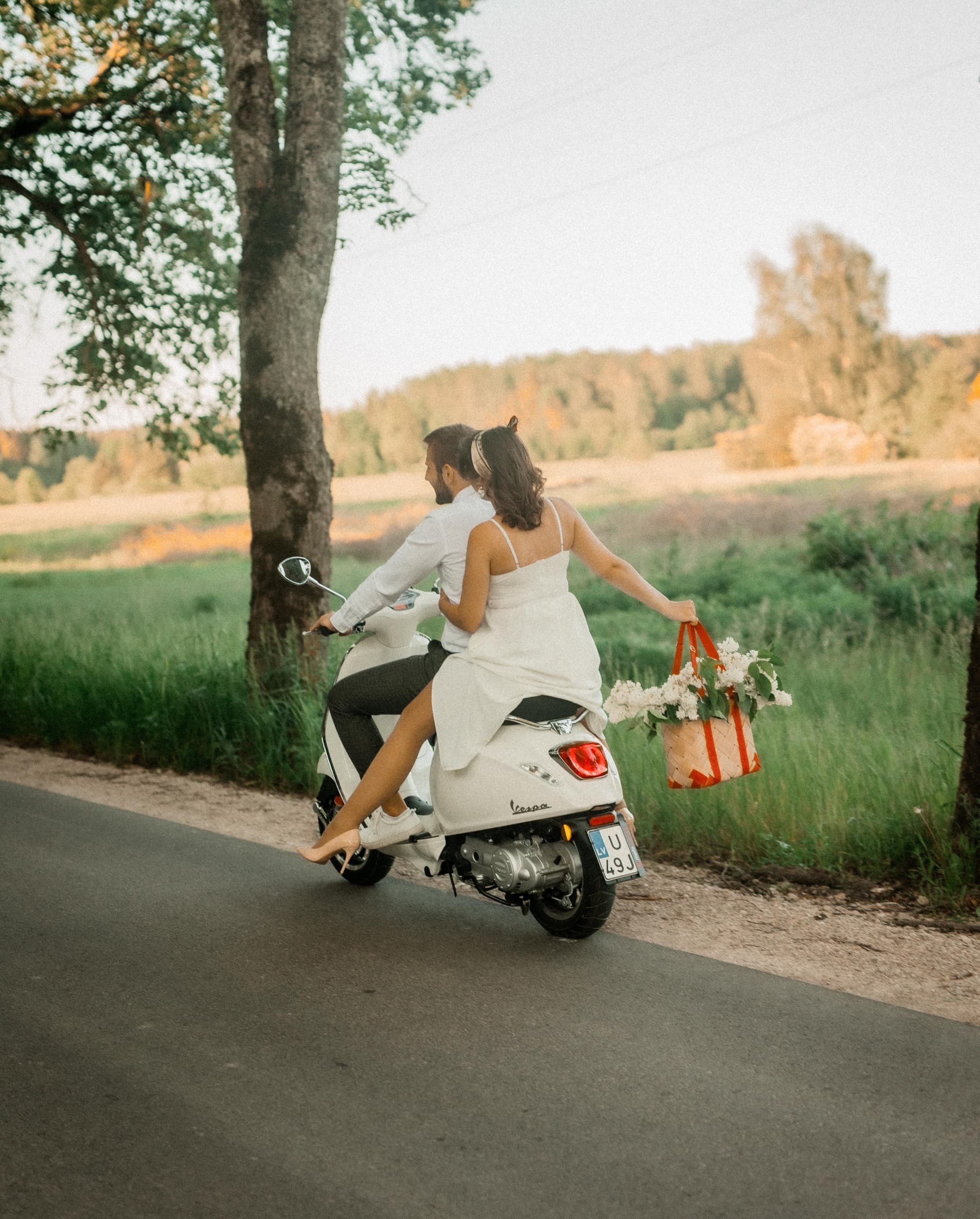 Izbrauciens ar motorolleri Vespa