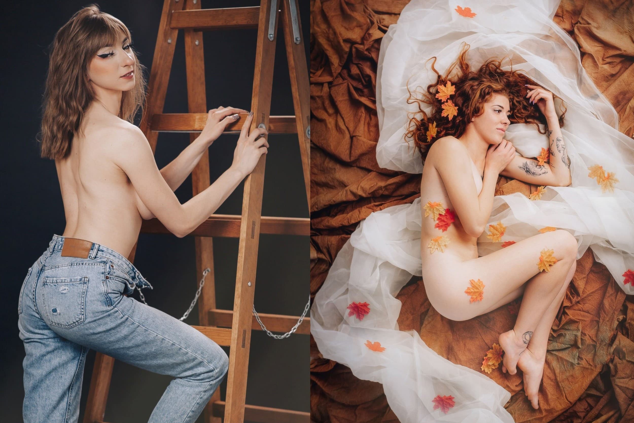 NUDE art fotosesija "Labā Fotostudija" studijā Rīgā | Davanu Serviss