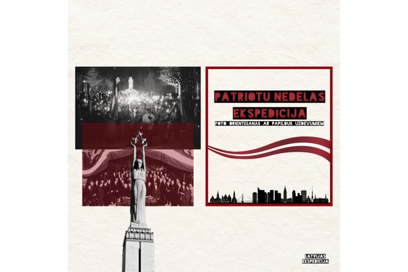 Foto orientēšanās spēle - Patriotu nedēļas ekspedīcija Rīgā