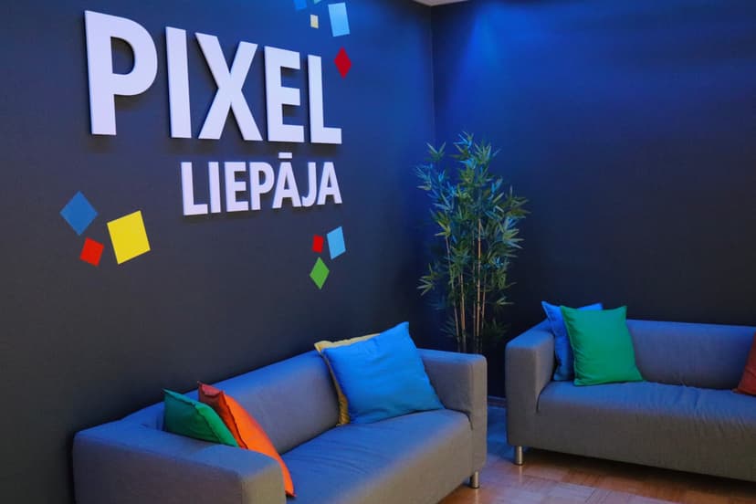 Развлечения в двух PIXEL-залах в Лиепае – до 16 человек