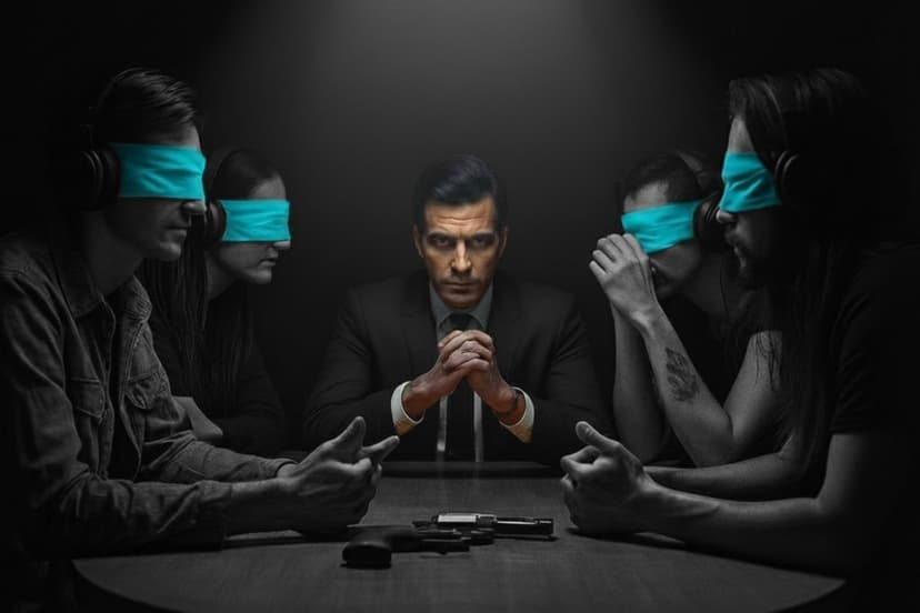 Spēle Mafija tumsā no Blackout Adventure Rīgā
