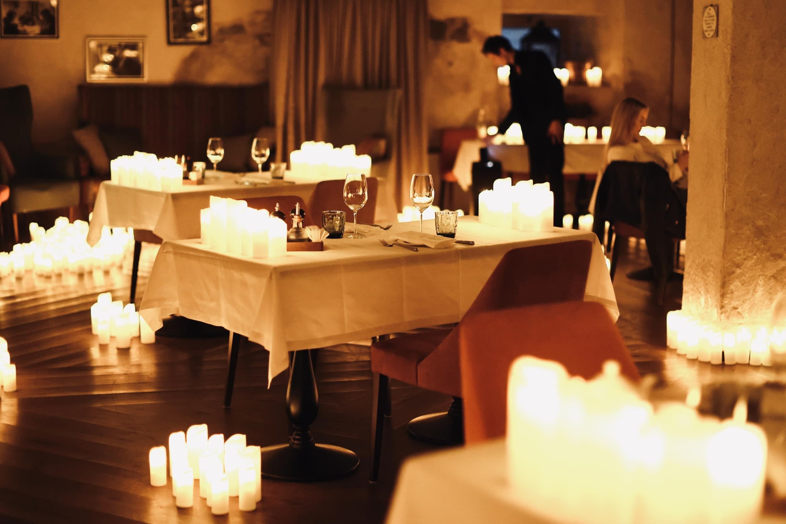 Candlelit Dinner - vakariņas sveču gaismā 1 personai